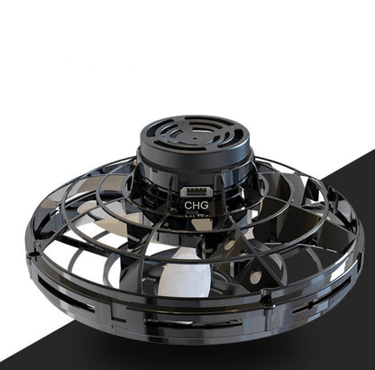 Mini Fingertip Gyro Spinner Toy – LED UFO Flying Helicopter for Kids