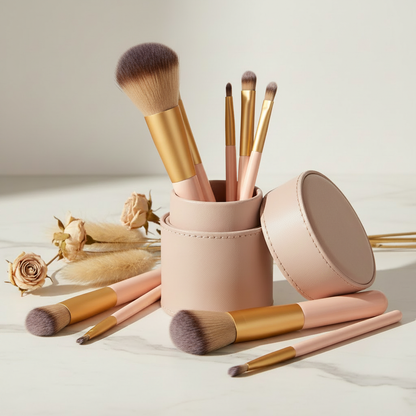 9-Piece Professional Makeup Brush Set – Premium Lifestyle