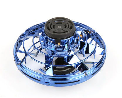 Mini Fingertip Gyro Spinner Toy – LED UFO Flying Helicopter for Kids